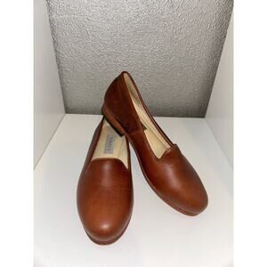 Nisolo Preppy Academia Brandy Smoking Loafers Shoes